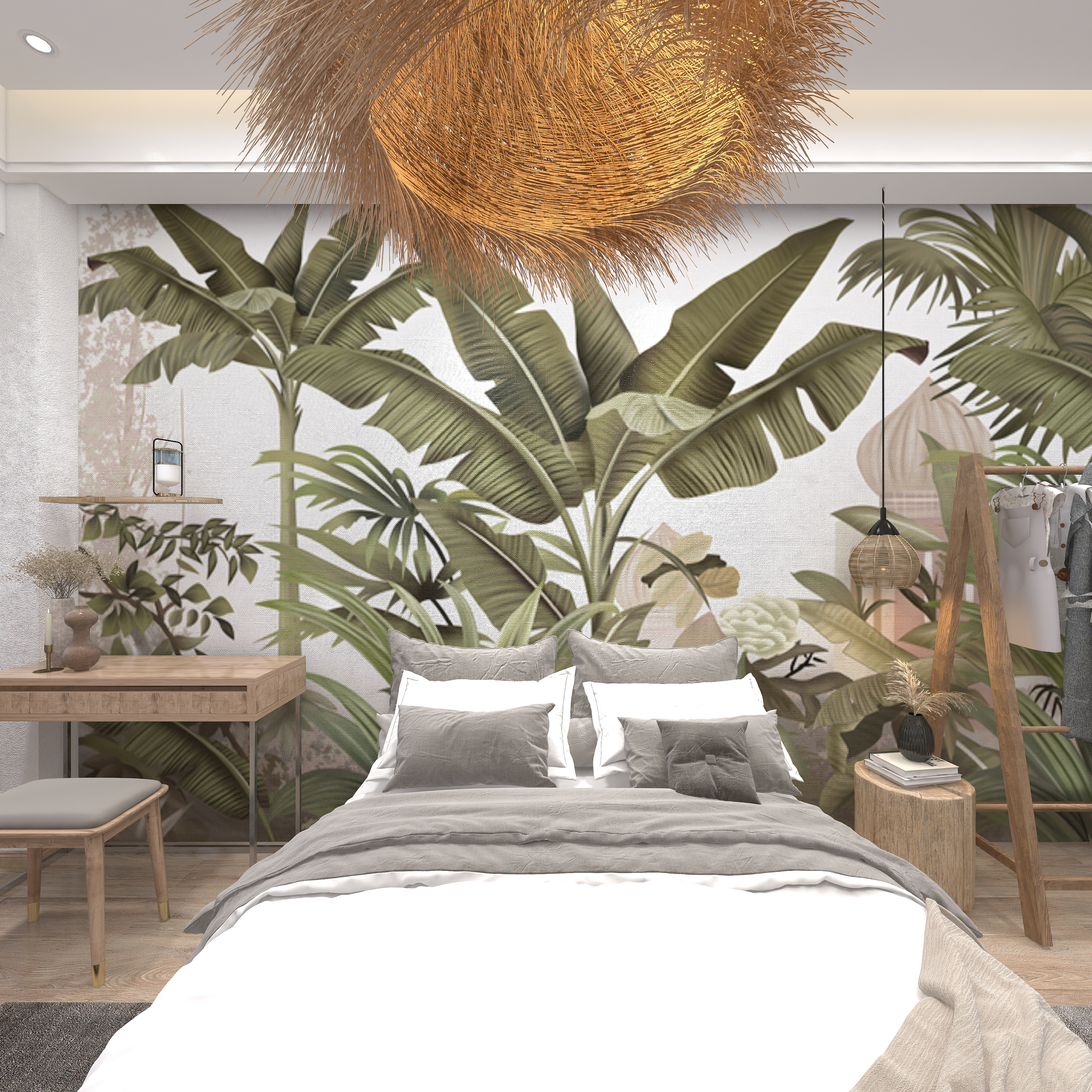 湛智华-工装民宿158平4房一层主卧装修效果图第4张