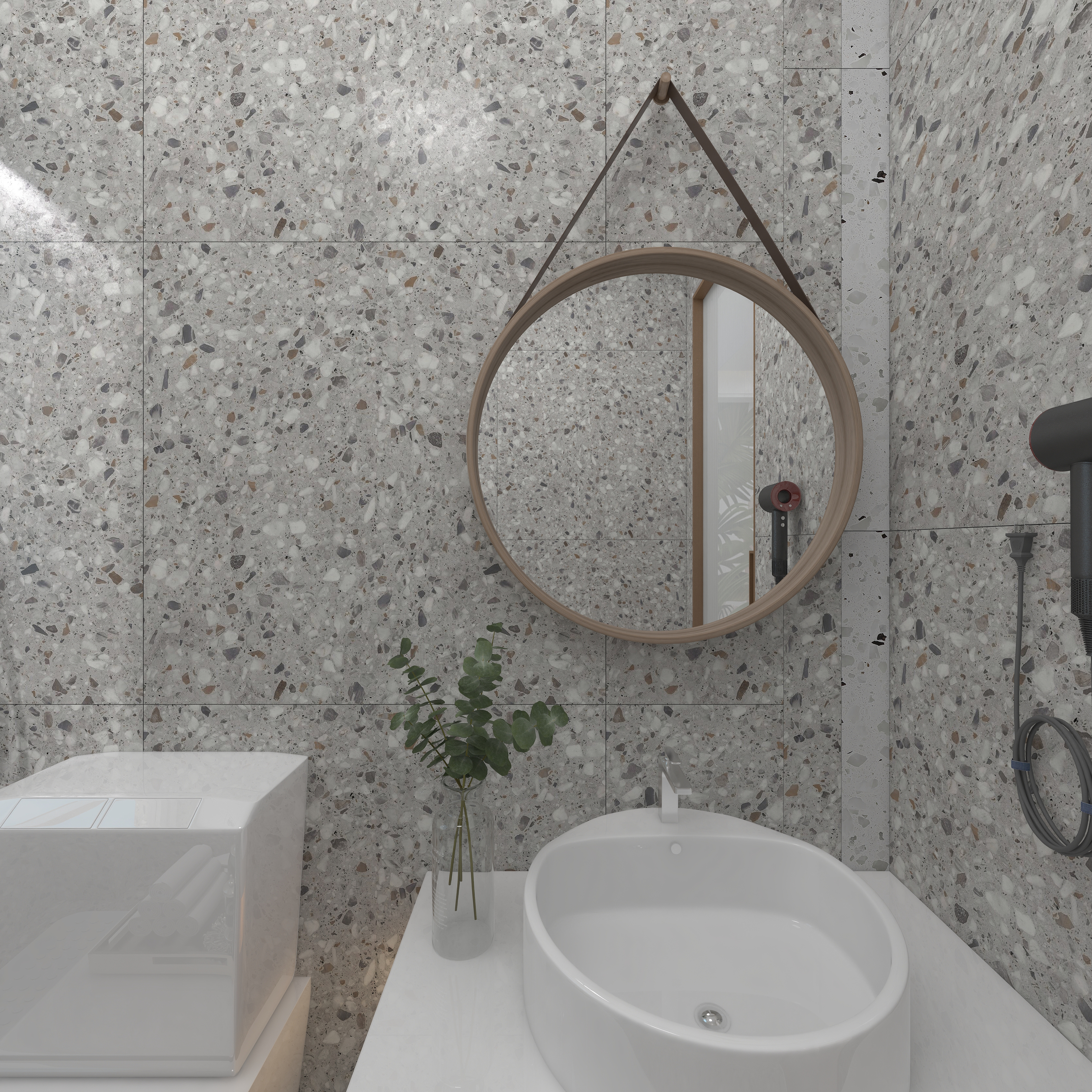 湛智华-工装民宿158平4房一层主卫装修效果图第3张