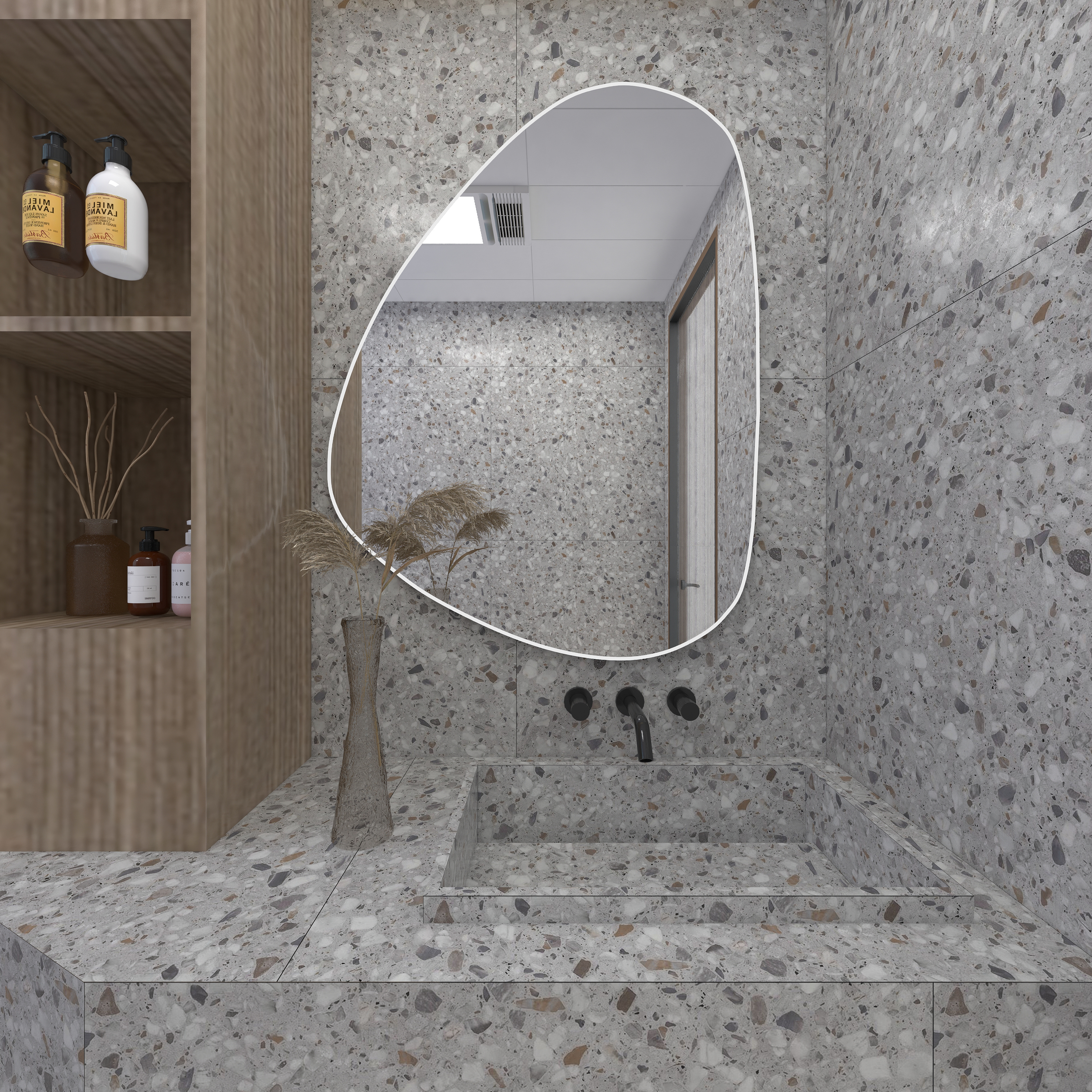 湛智华-工装民宿158平4房一层客卫装修效果图第3张