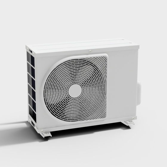 Modern central air conditioner outdoor unit