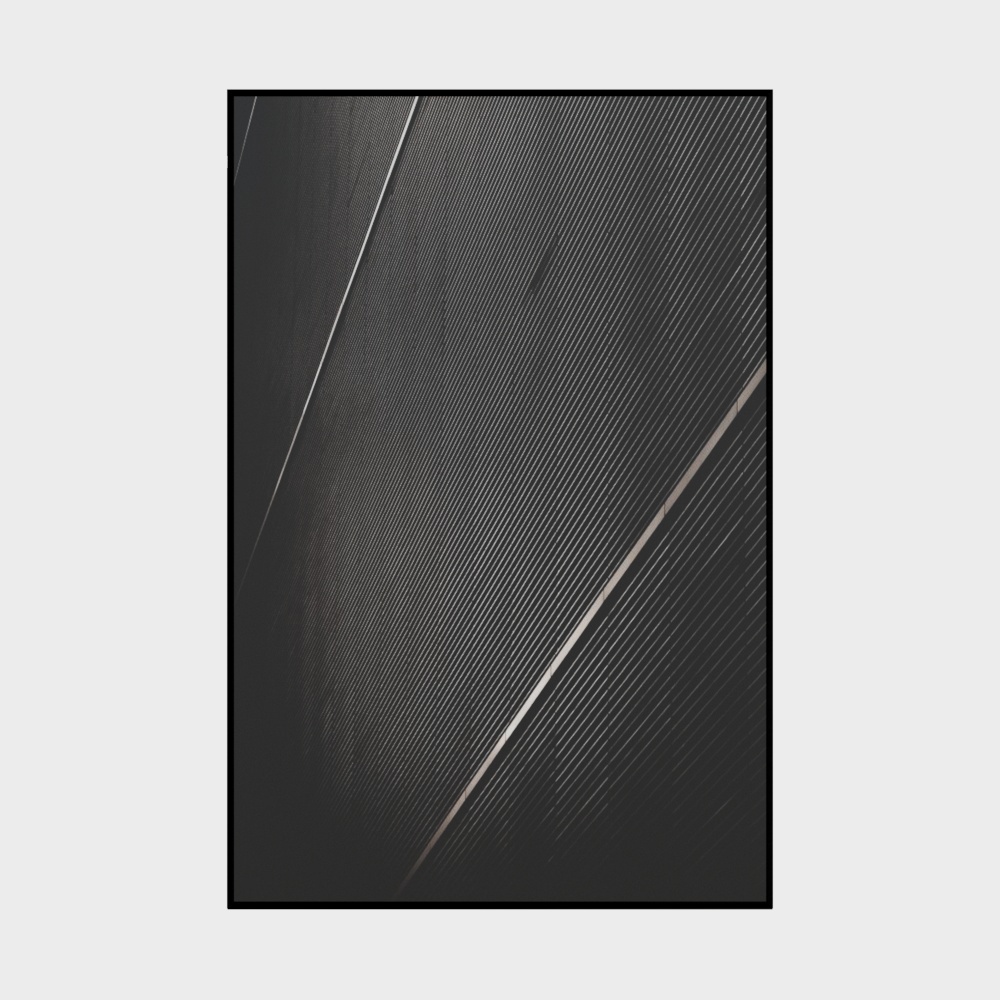 乐邦德画业-现代黑色简约客厅过道玄关装饰画P-253-1