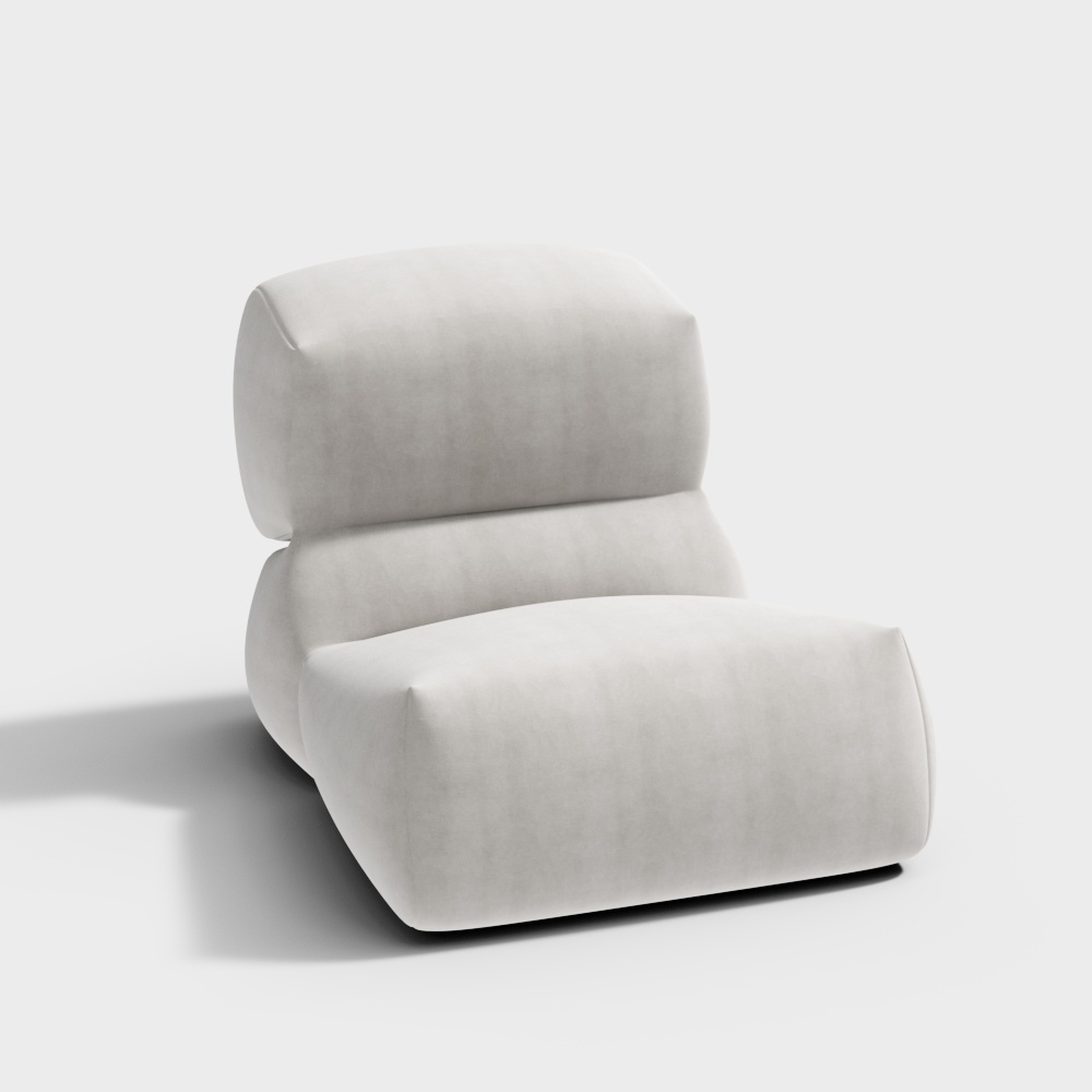 现代懒人沙发组合-米色