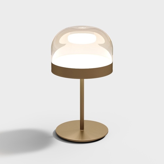 Modern Light Luxury Transparent Table Lamp