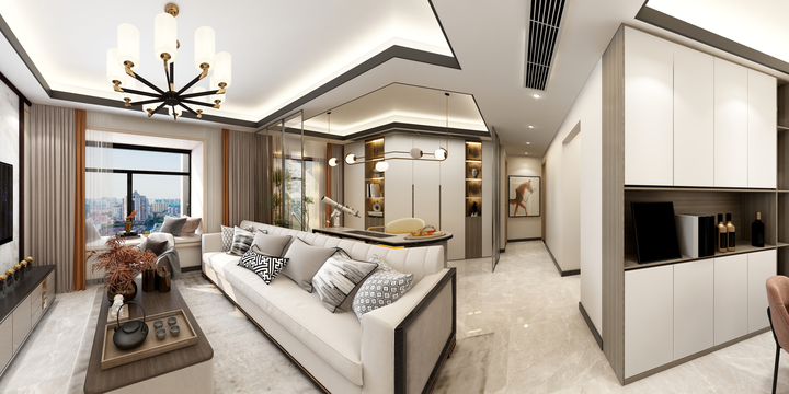 慕多家具-全案设计-香江天赋唐先生雅居方案-装修设计方案