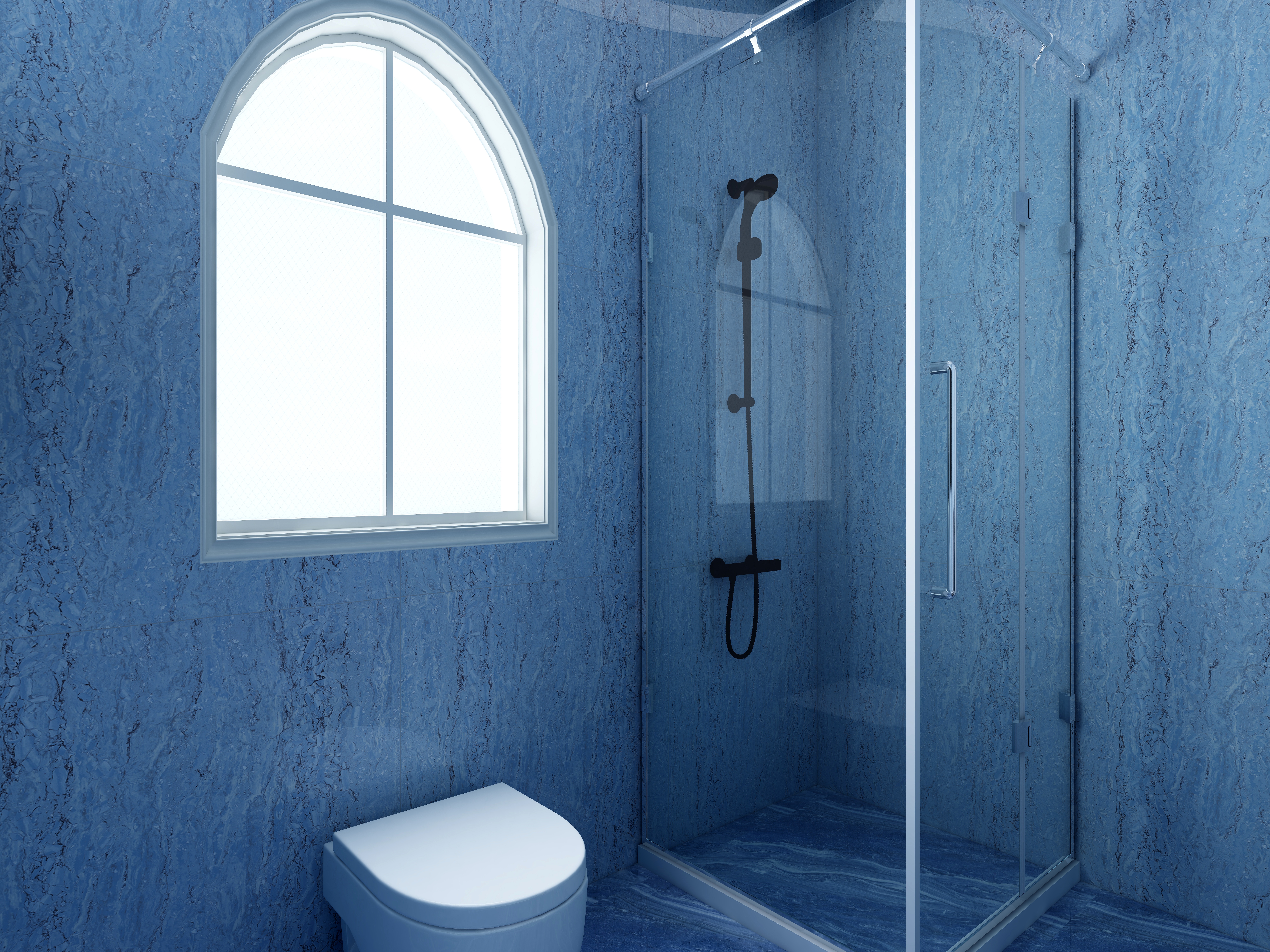 张雨欣14-地中海三居室一层卫生间装修效果图第2张