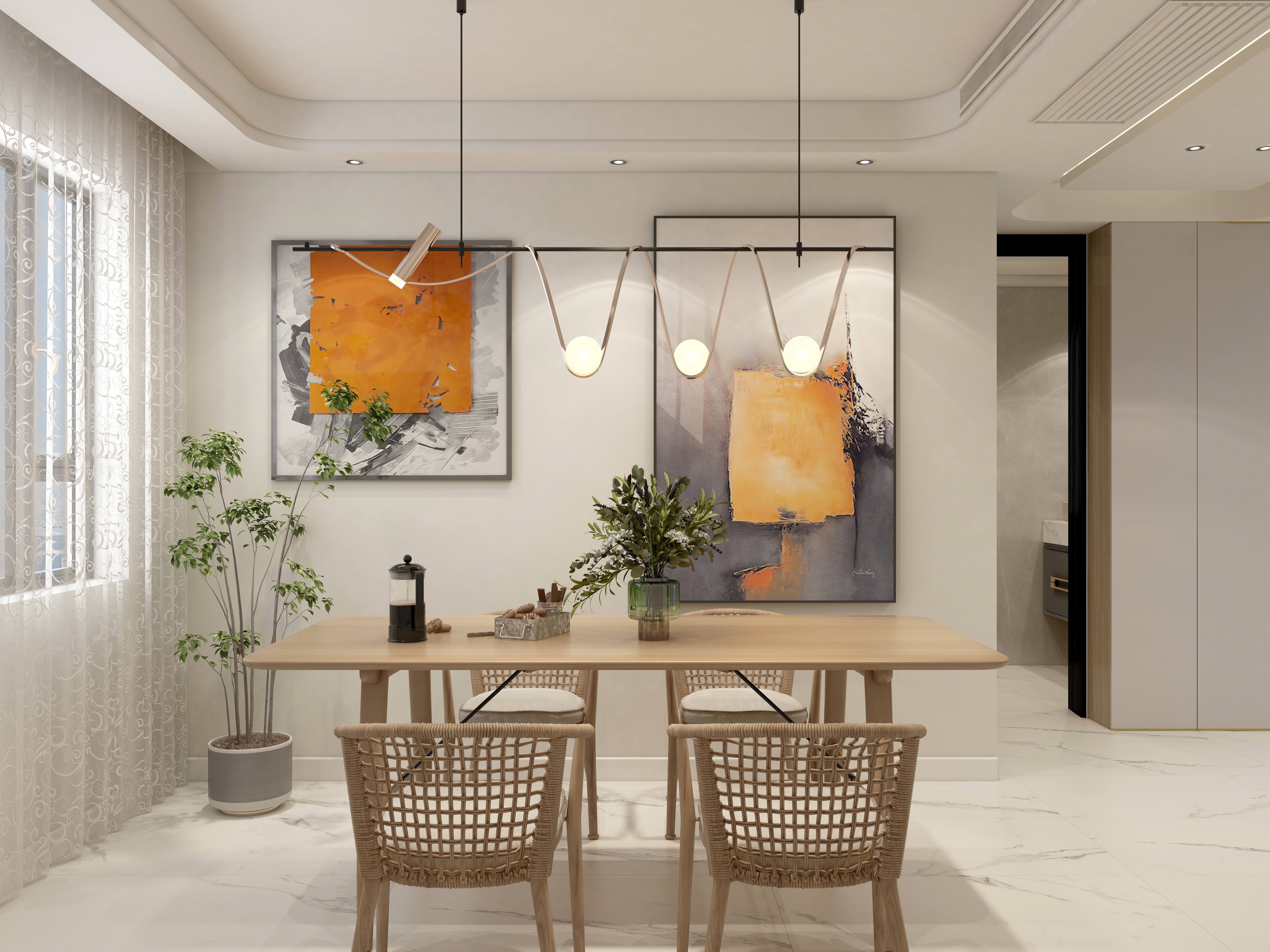 本王不退位哦-大师挑战赛——户型改造+多储物空间装修效果图