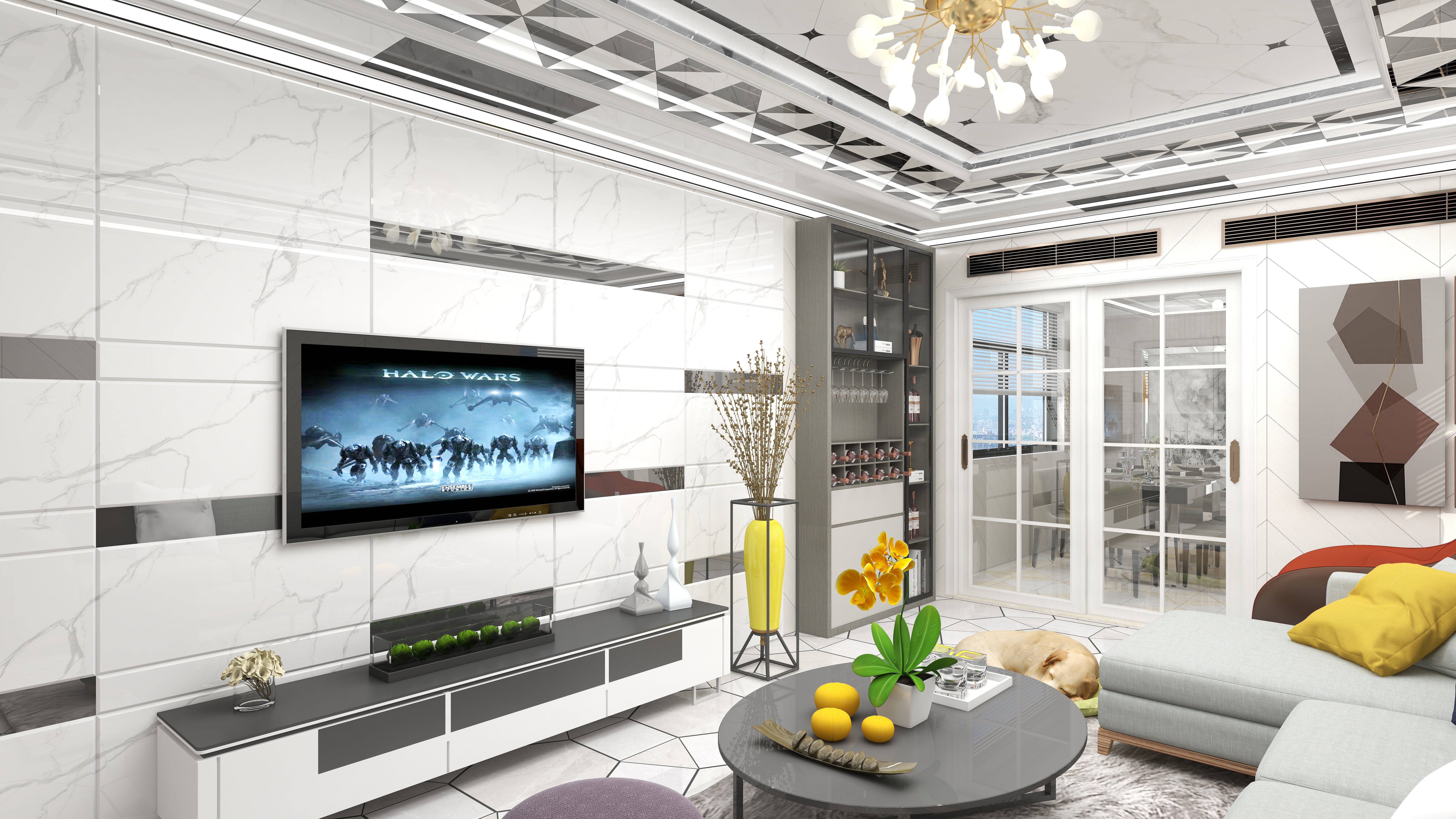 张建欣-瑞和园89.50㎡B户型3室2厅1卫-装修设计方案