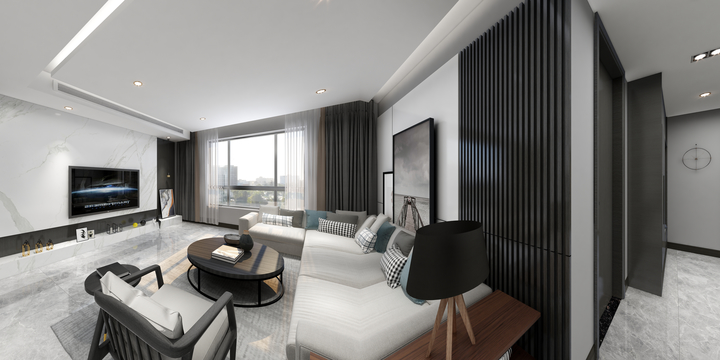 蓝海F-蓝山居142平米T4-装修设计方案