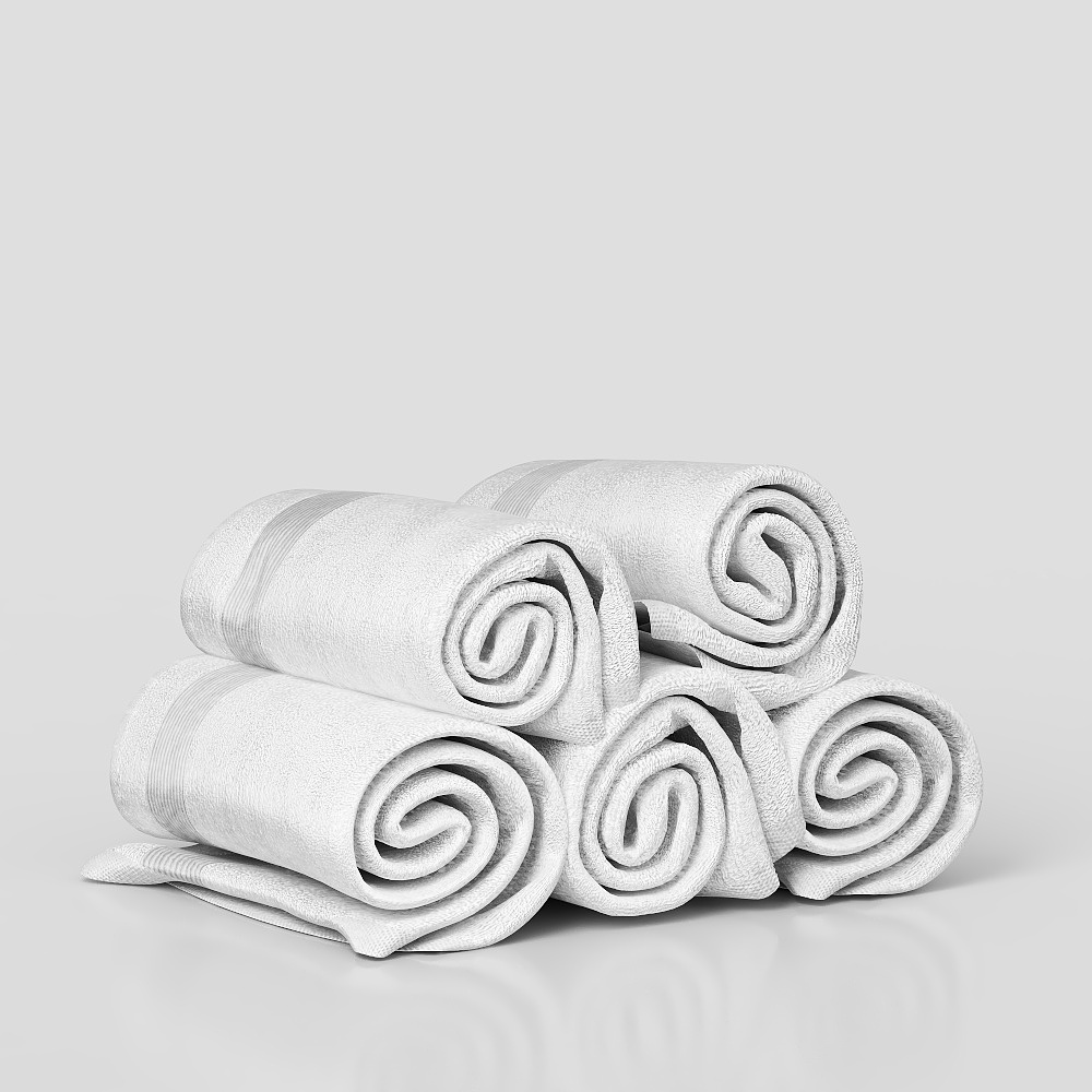 现代毛巾浴巾组合-3-毛巾-1