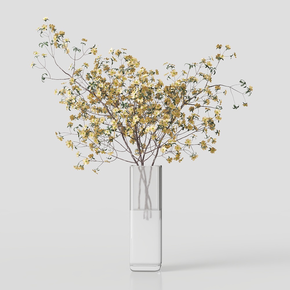 现代花瓶花艺摆件-干花
