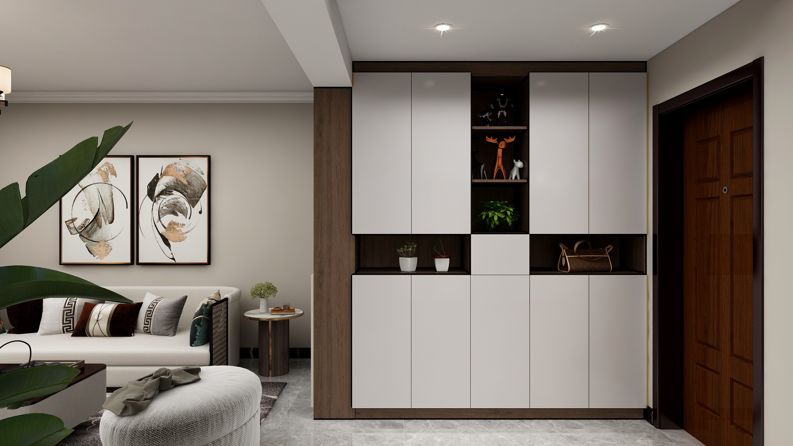 名门整装-凤凰城8-2-401.dwg-装修设计方案