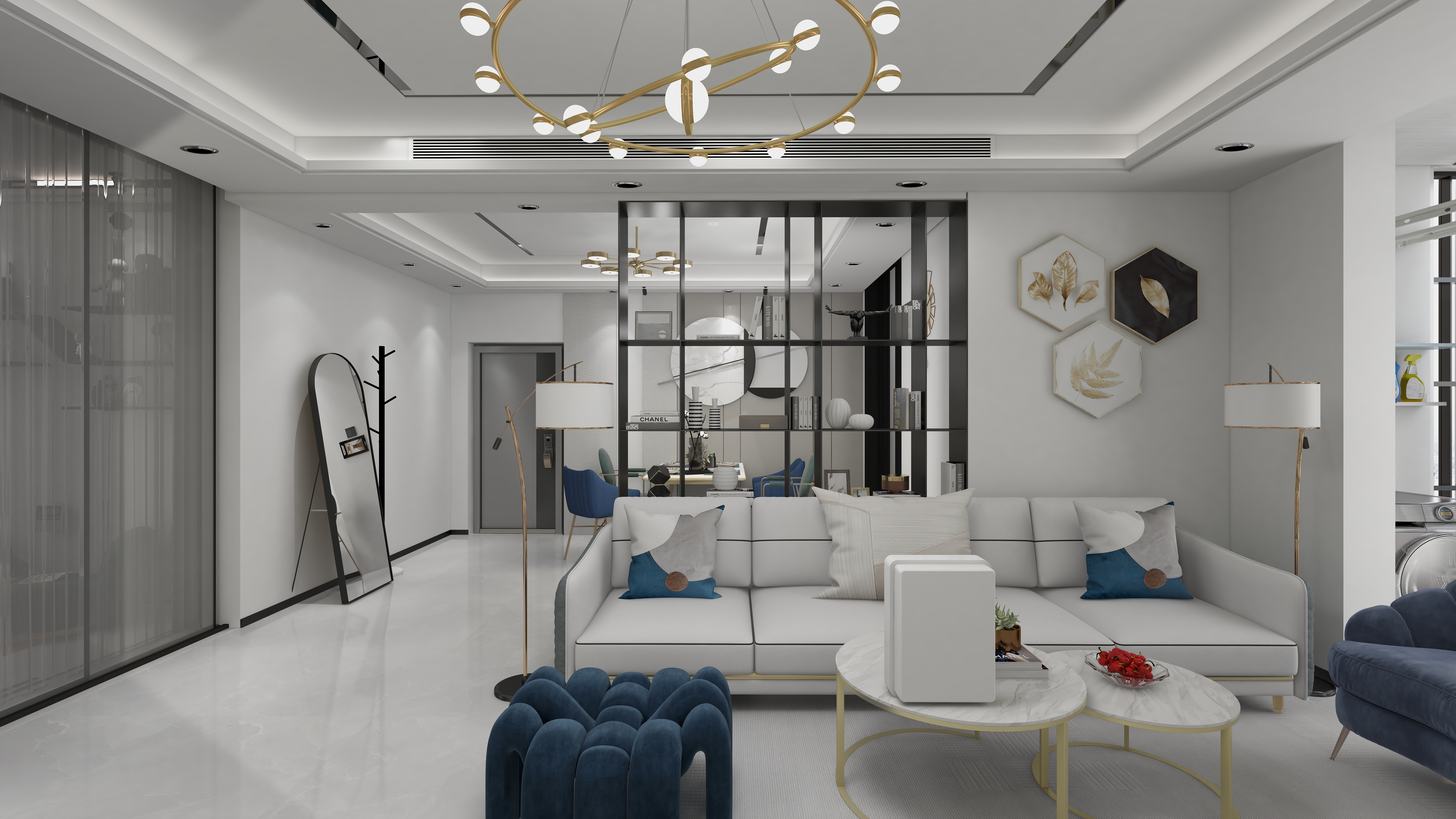 139****9437qDKG-《农毓山城》轻奢风格|130平三室两厅-装修设计方案