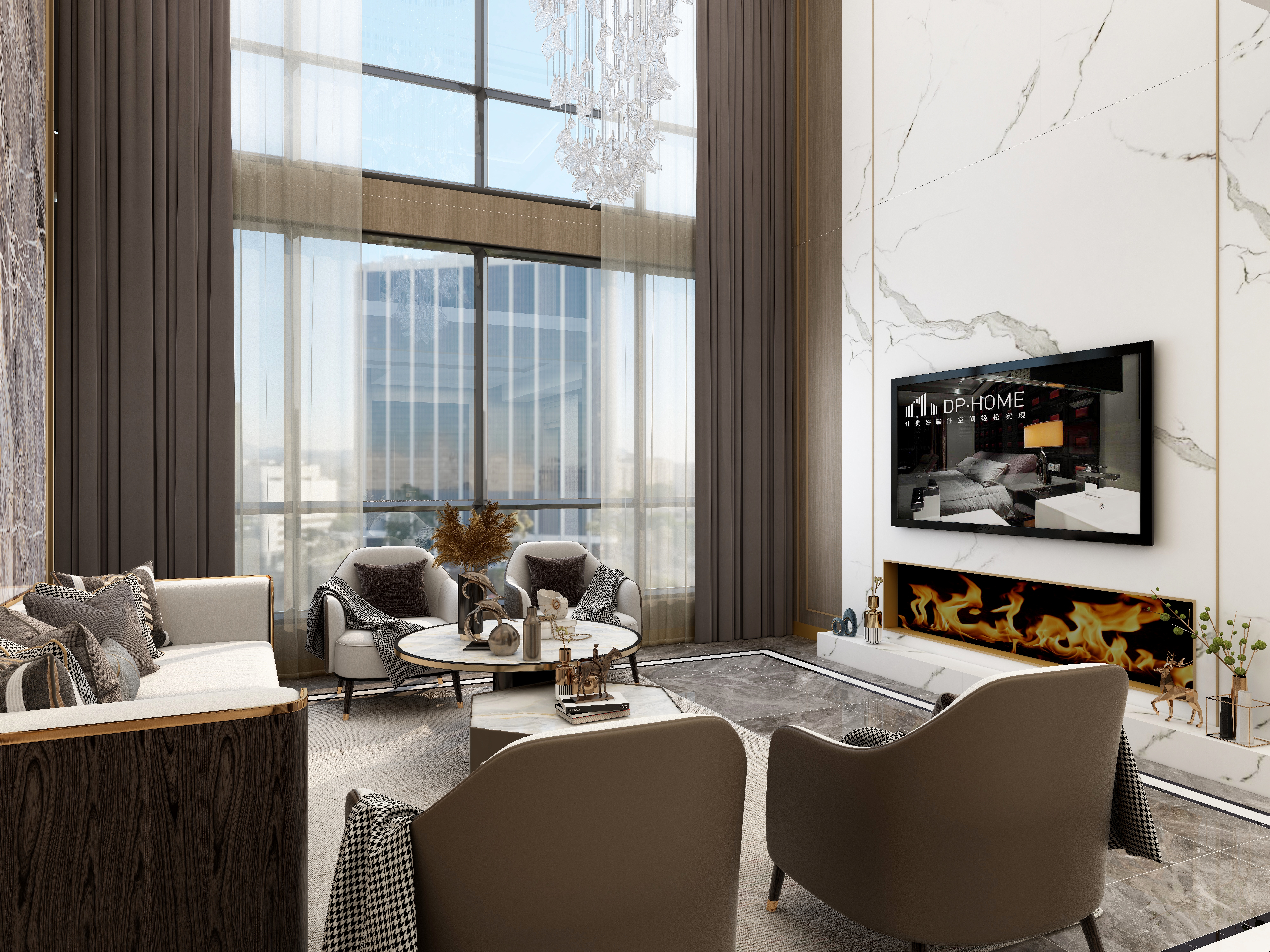 左黎彦13451109777-万山华府-现代轻奢-装修设计方案