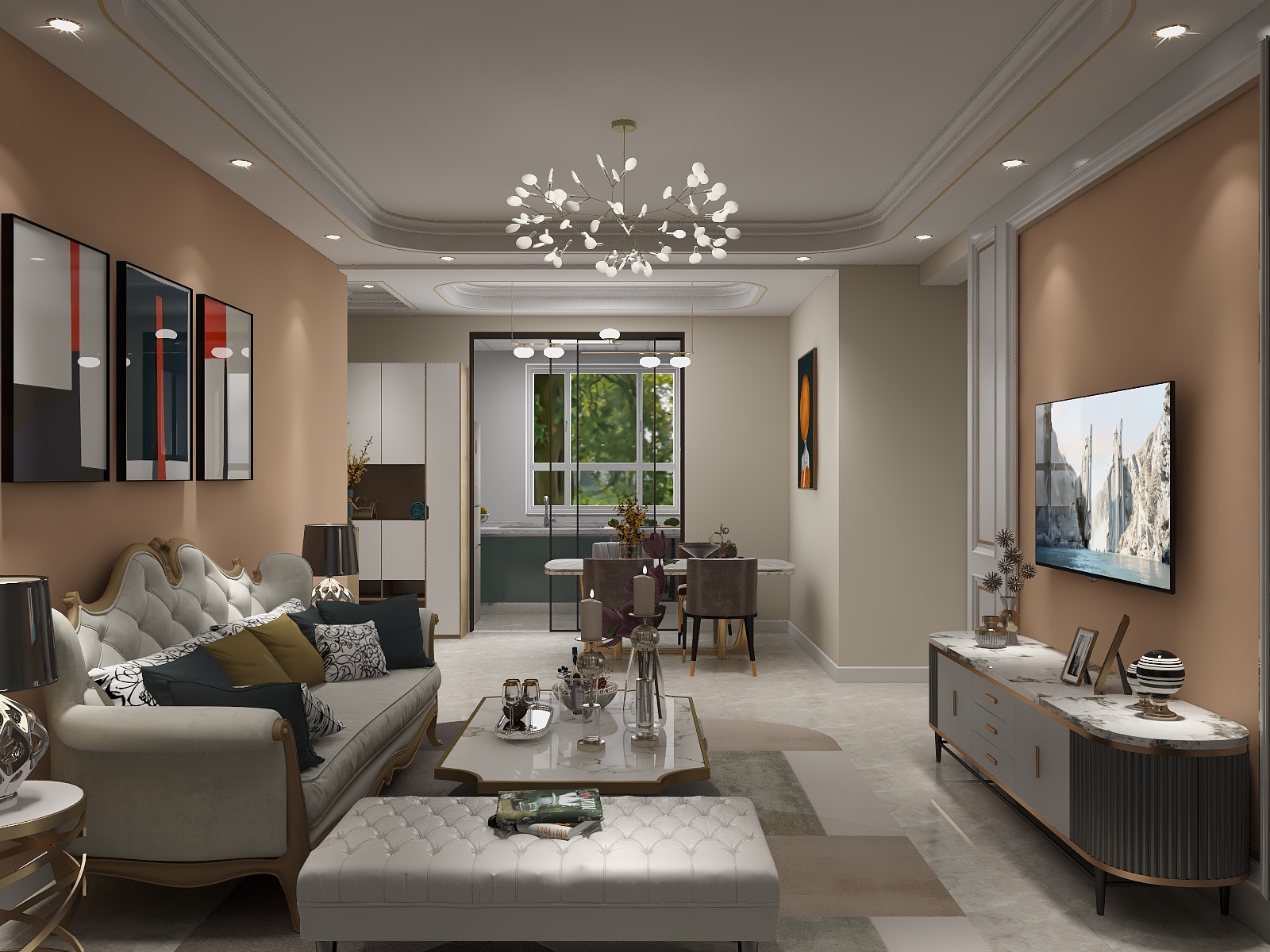 沐禾装饰设计工作室-碧瑞华府-刘府-装修设计方案