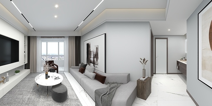 蓝钻石装饰-富园景都5-1102.dwg-装修设计方案