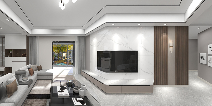 顺其自然AluN-万福家天下平面方案.dwg-装修设计方案