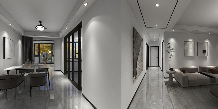 设计一打六-中南林越洋房-装修设计方案