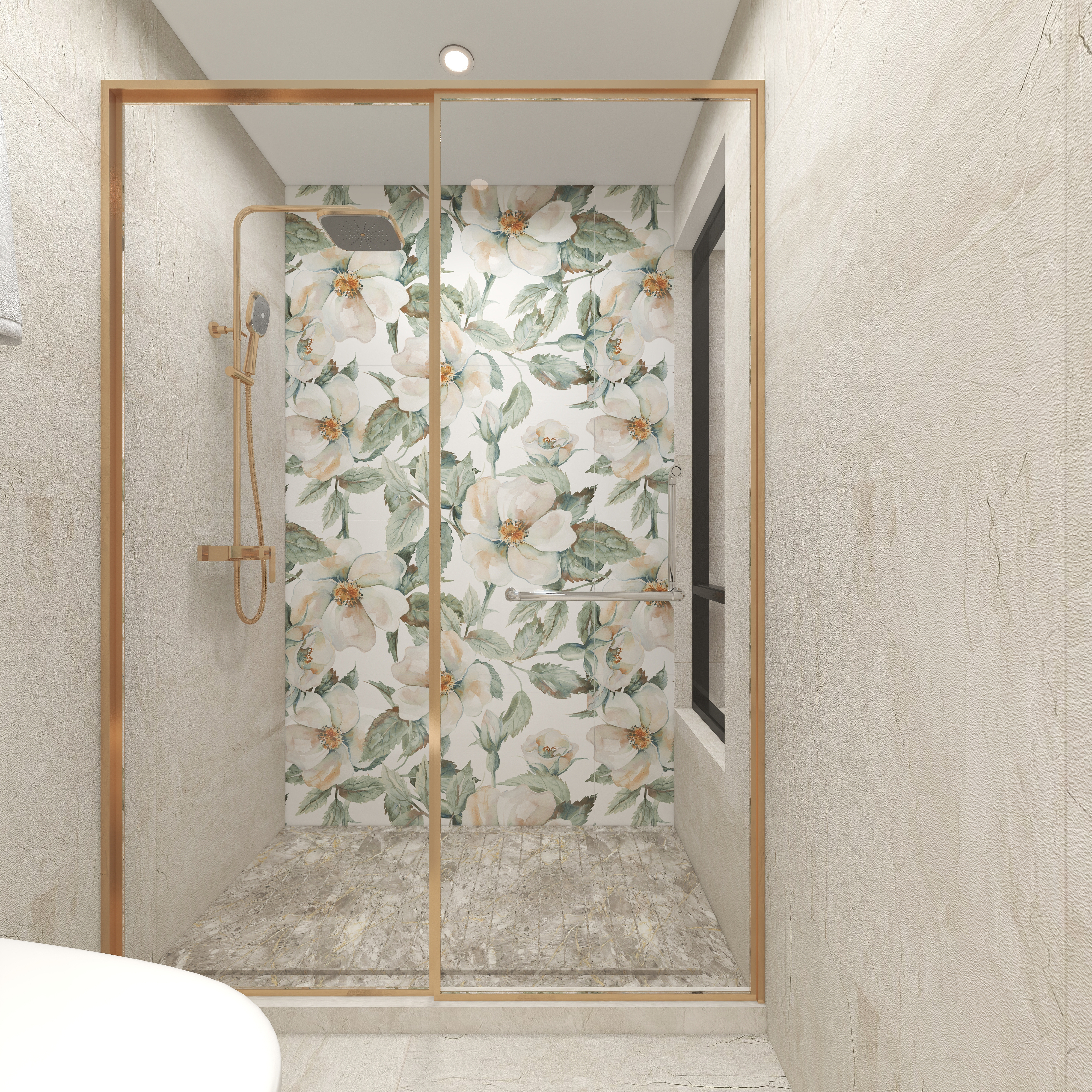 陈辉-300平方现代美式别墅二层卫生间装修效果图第4张