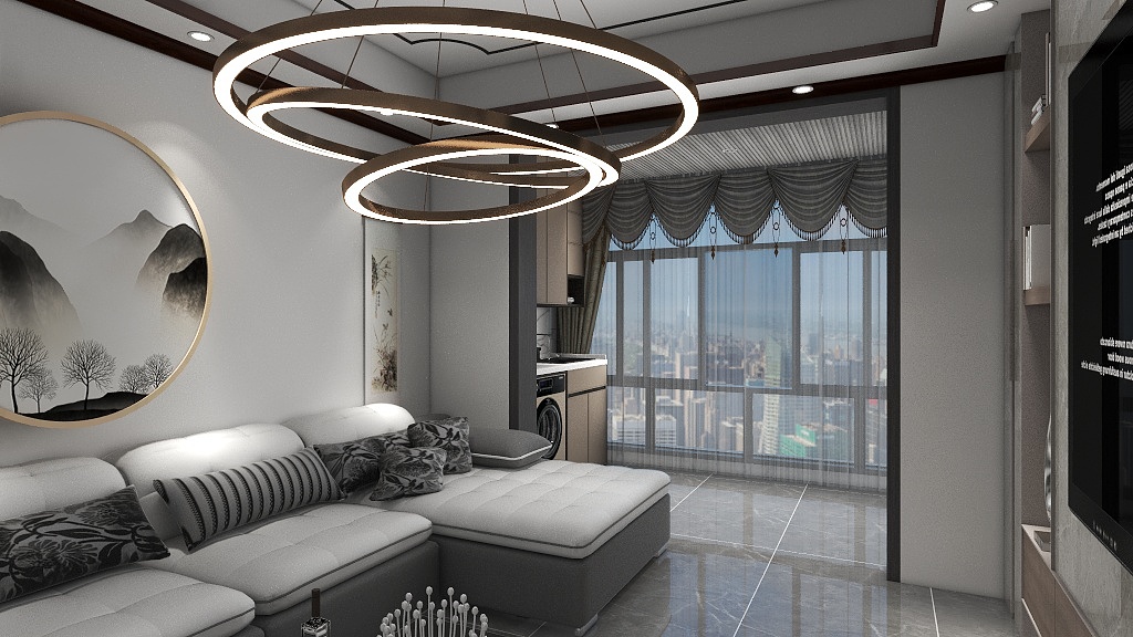 设计师刘谨actO-雍景新城1栋1单元1602室-装修设计方案