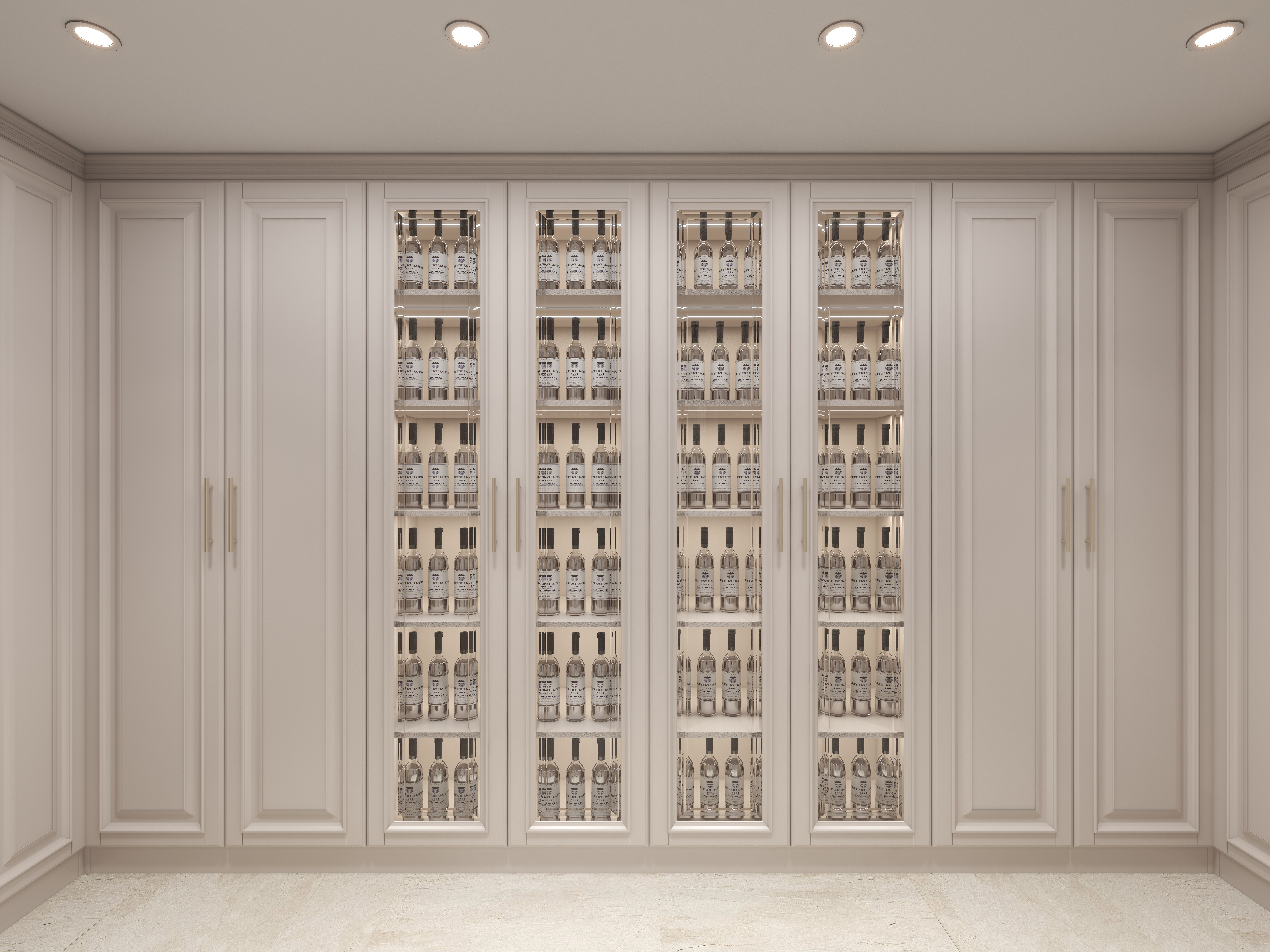 陈辉-300平方现代美式别墅地下第二层储物间装修效果图第1张