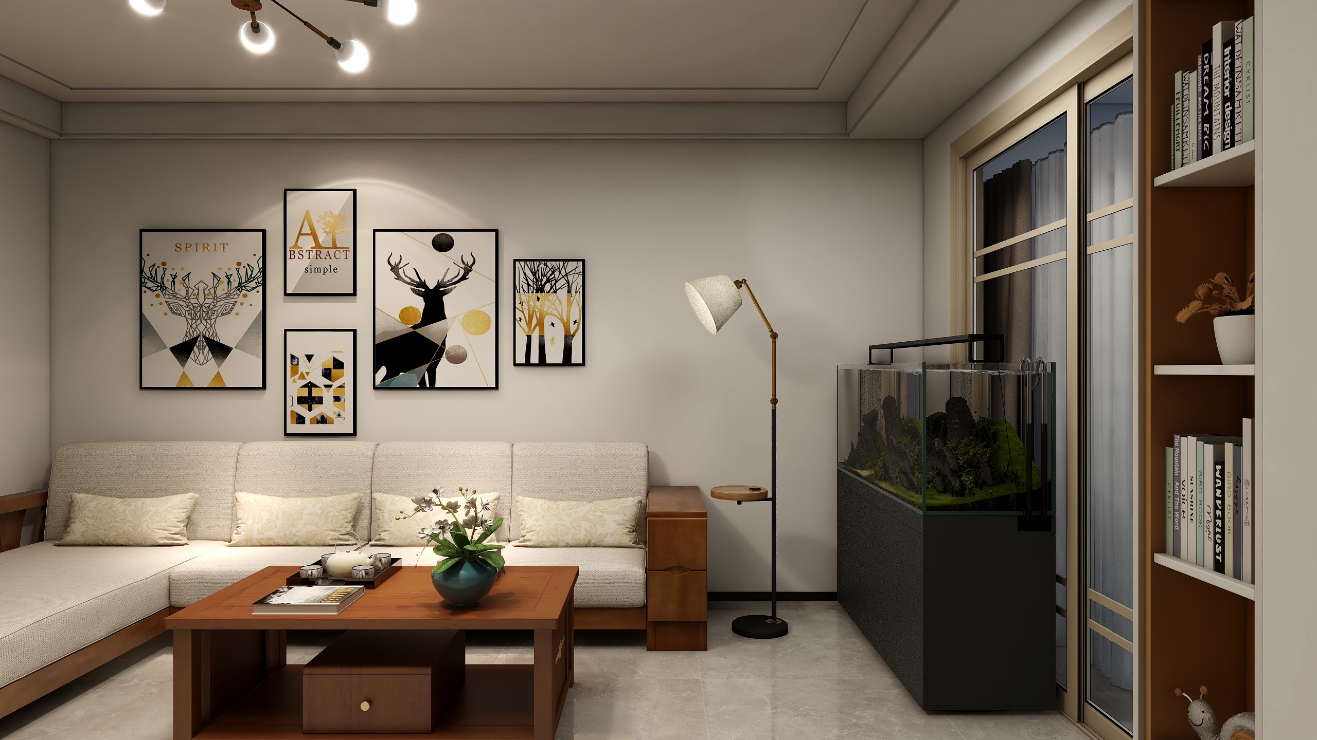 天天贴报-灌溉处110.dwg-装修设计方案