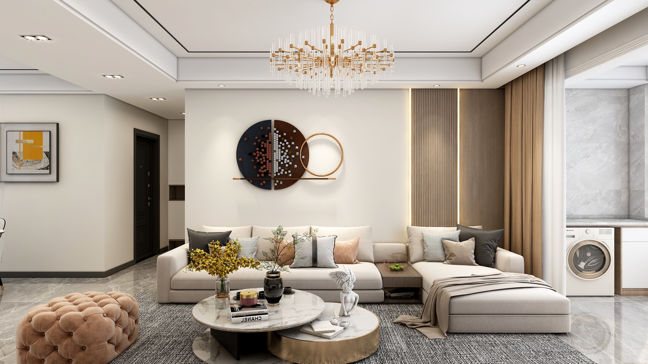 设计丨张超杰-漯河文萃丶百合春天(贰)装修效果图