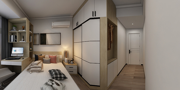 Qing林-佛系设计-景泰花园6B栋903房-装修设计方案