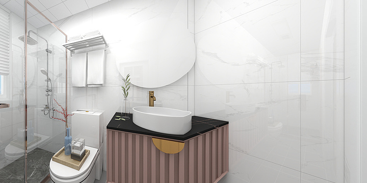 柯丽丝-德信海德公园83.00㎡A2’3室2厅1卫1厨-装修设计方案