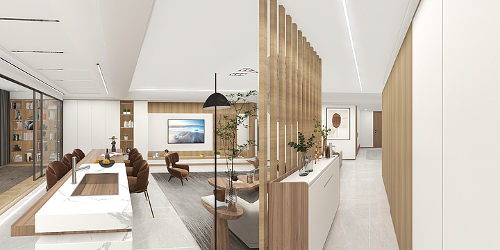 小乔7-玫瑰花园原木极简-装修设计方案