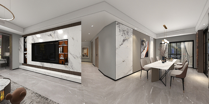 随心所饰蓝余有-玖珑华府5-1503-装修设计方案