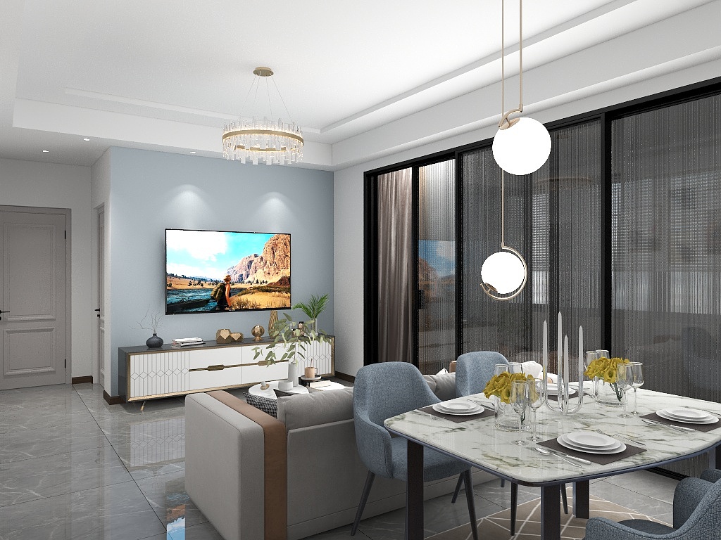 帅先森设计-瑞和园89.50㎡B户型3室2厅1卫-装修设计方案