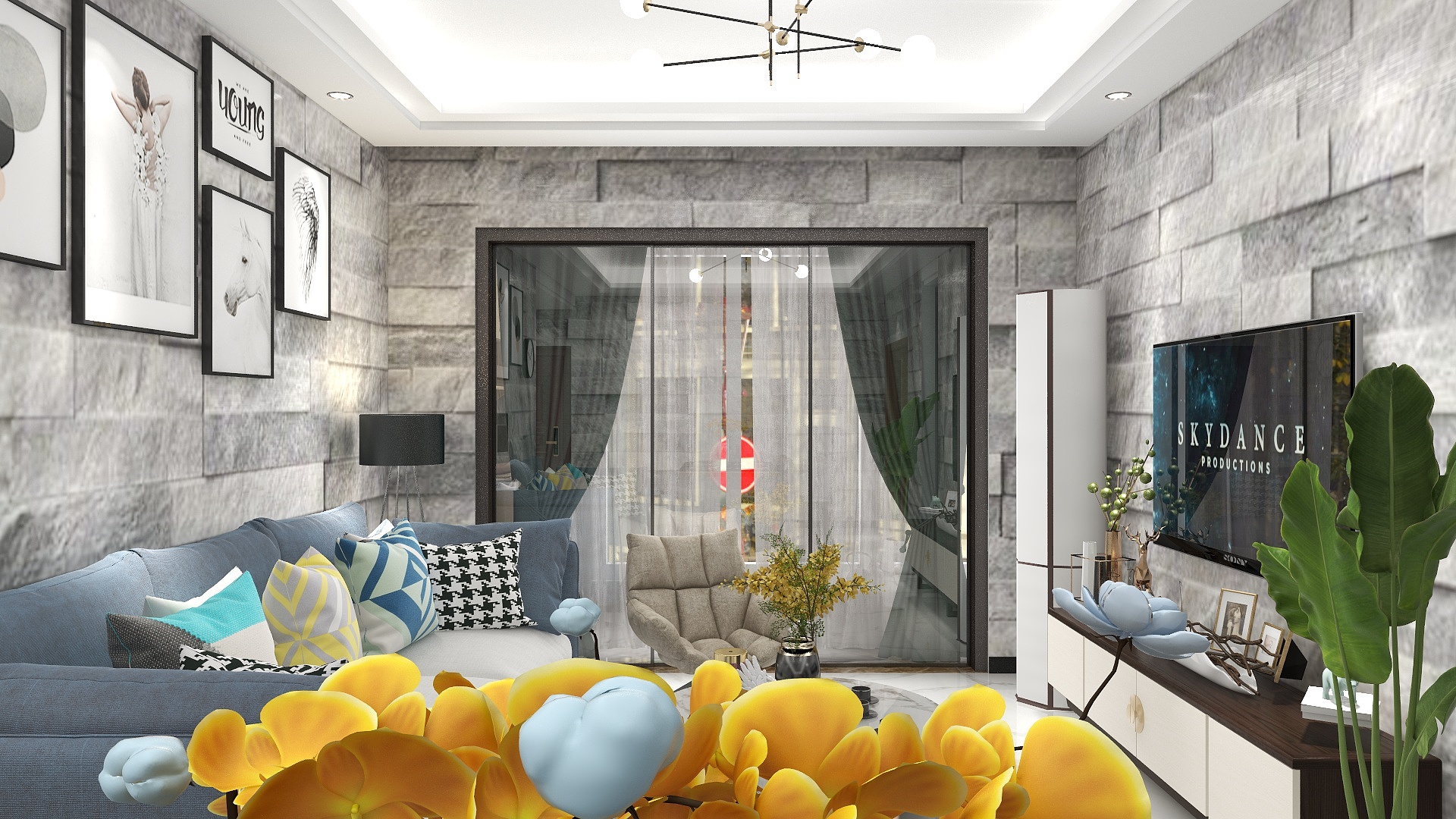 Huαuα.-现代简约风108方-装修设计方案