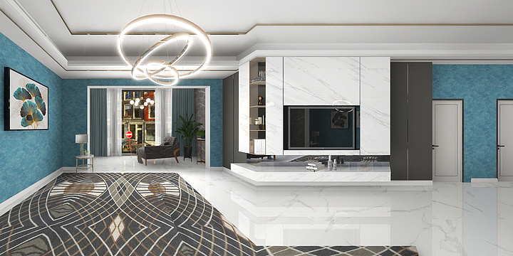 卐梦七-地中海蓝-装修设计方案