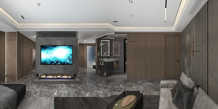 全景装饰室内设计-西山花园11幢2205雅居-装修设计方案