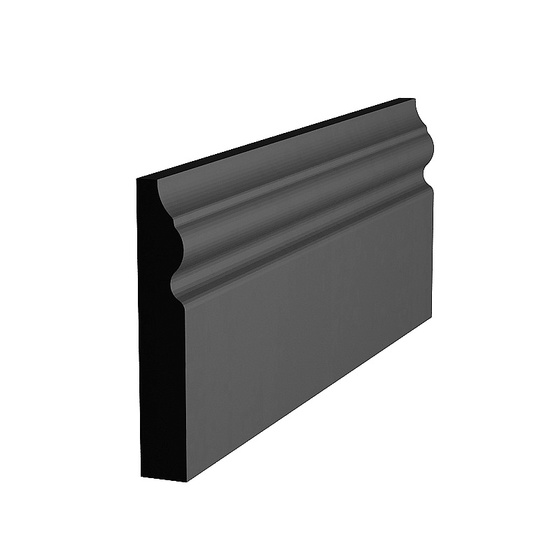 Modern Baseboard,black
