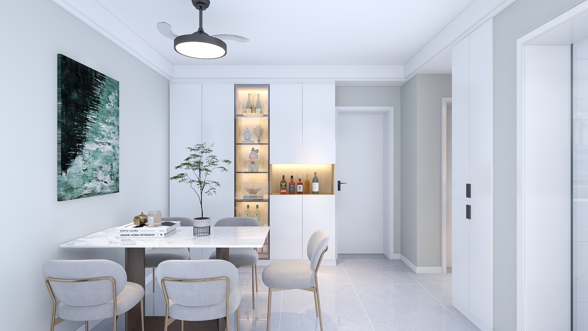 刘安明-北欧-旧房改造-杭氧李装修效果图