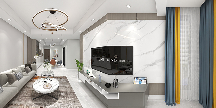 小米装饰11-枫景台3-1-2103黄总-方案2-装修设计方案