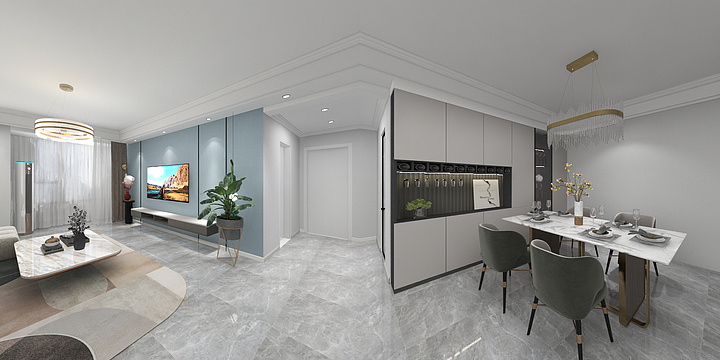 观巢设计-四里湾小区.dwg-装修设计方案