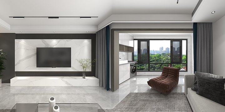 嗣冬-新湖4#1201.dwg-装修设计方案