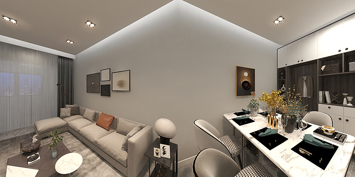 邓呈17791979859-德信海德公园83.00㎡A2’3室2厅1卫1厨-装修设计方案