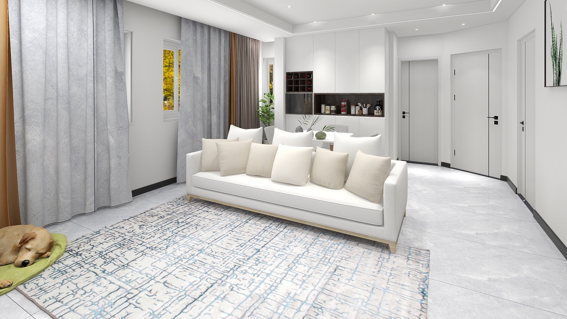 shengli8-瑞和园89.50㎡B户型3室2厅1卫-装修设计方案