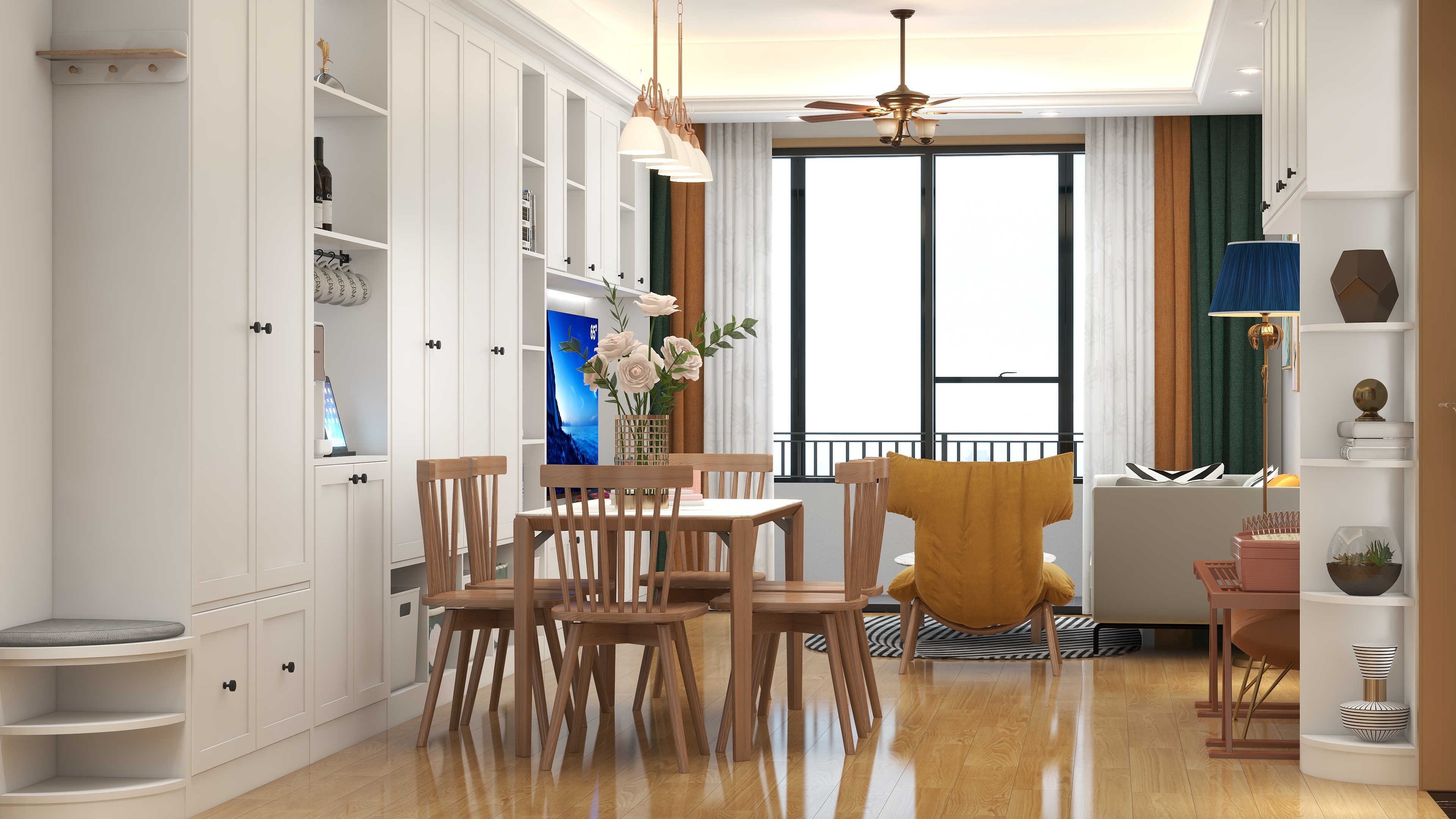 陈建伟-合肥精装房改造-混搭装修效果图