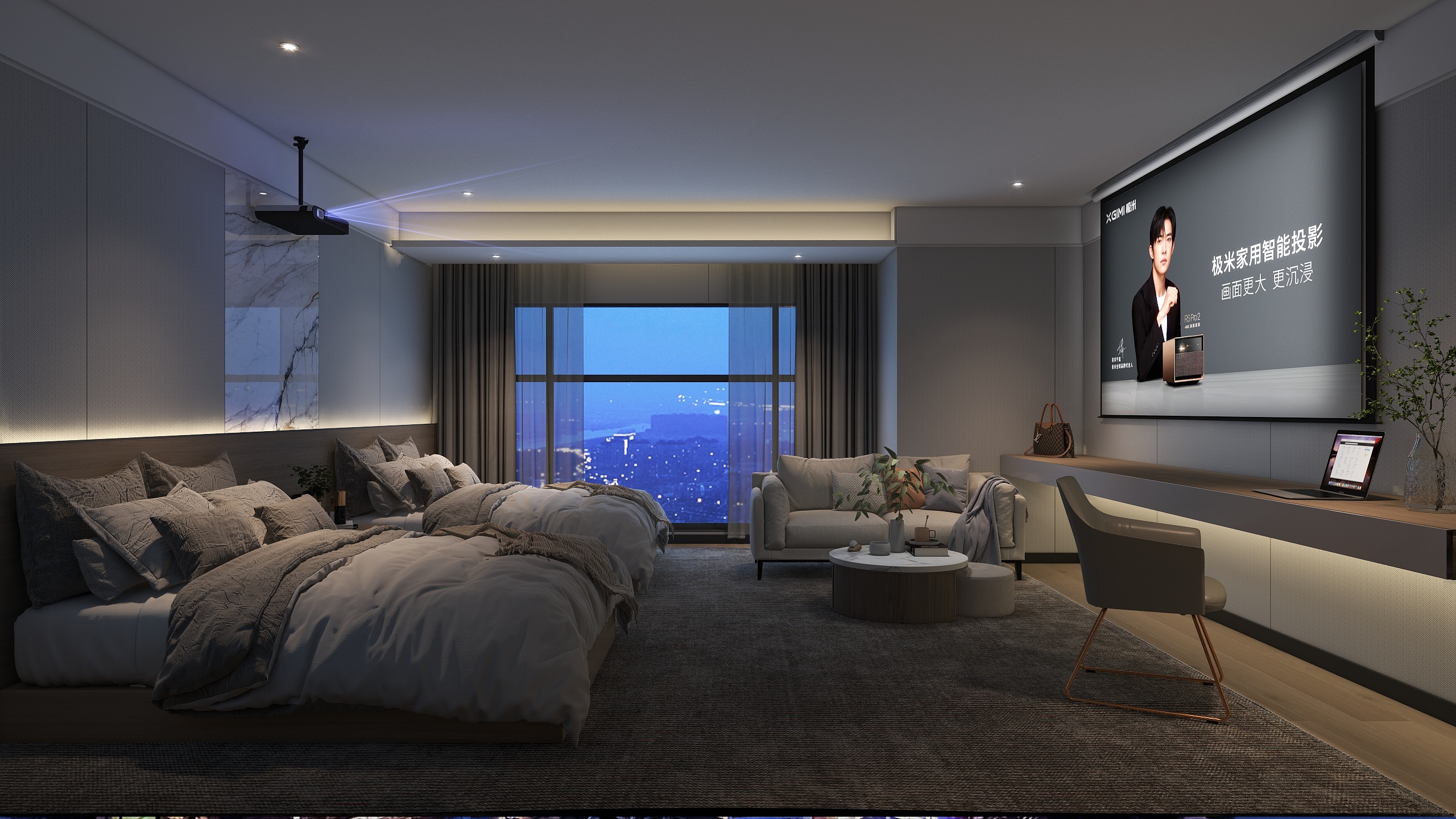 松风无念-酒店客房-装修设计方案