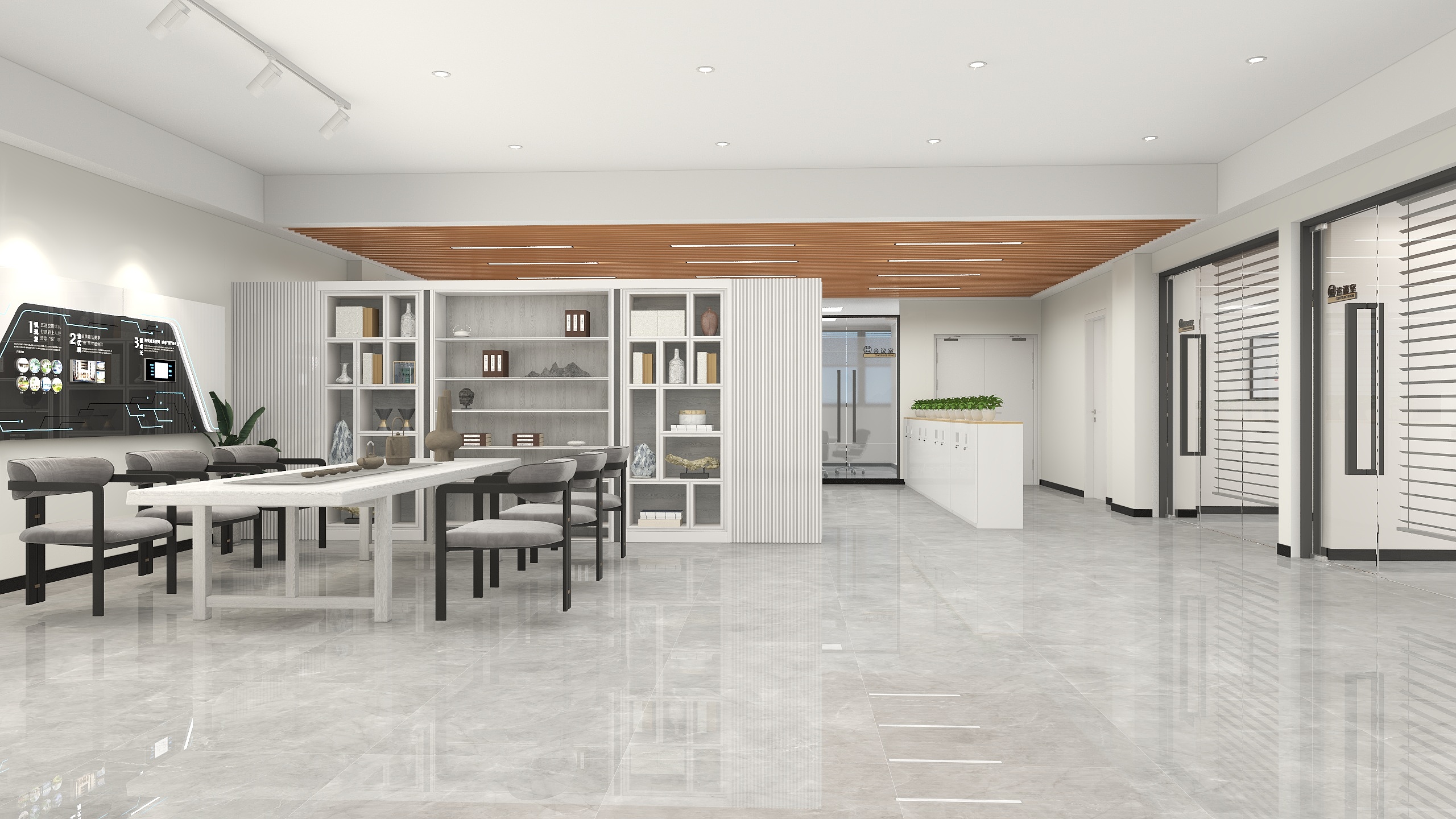 盛庭装饰设计-小型办公区域-装修设计方案