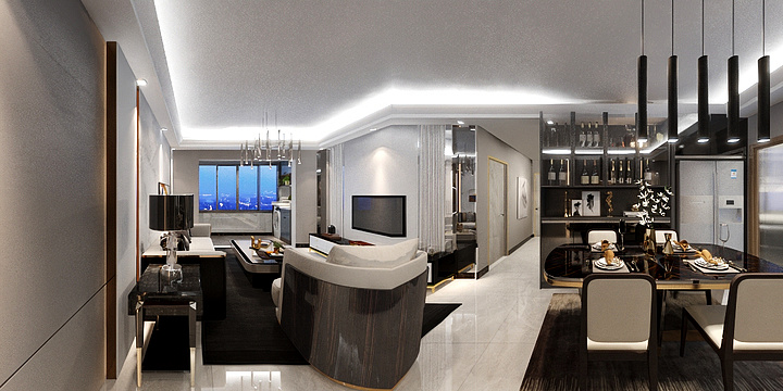 兰州设计师陈墨-园丁园2号院32-1803-装修设计方案