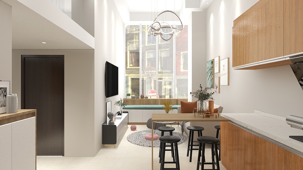 整装设计师杨杰-北京复式-装修设计方案