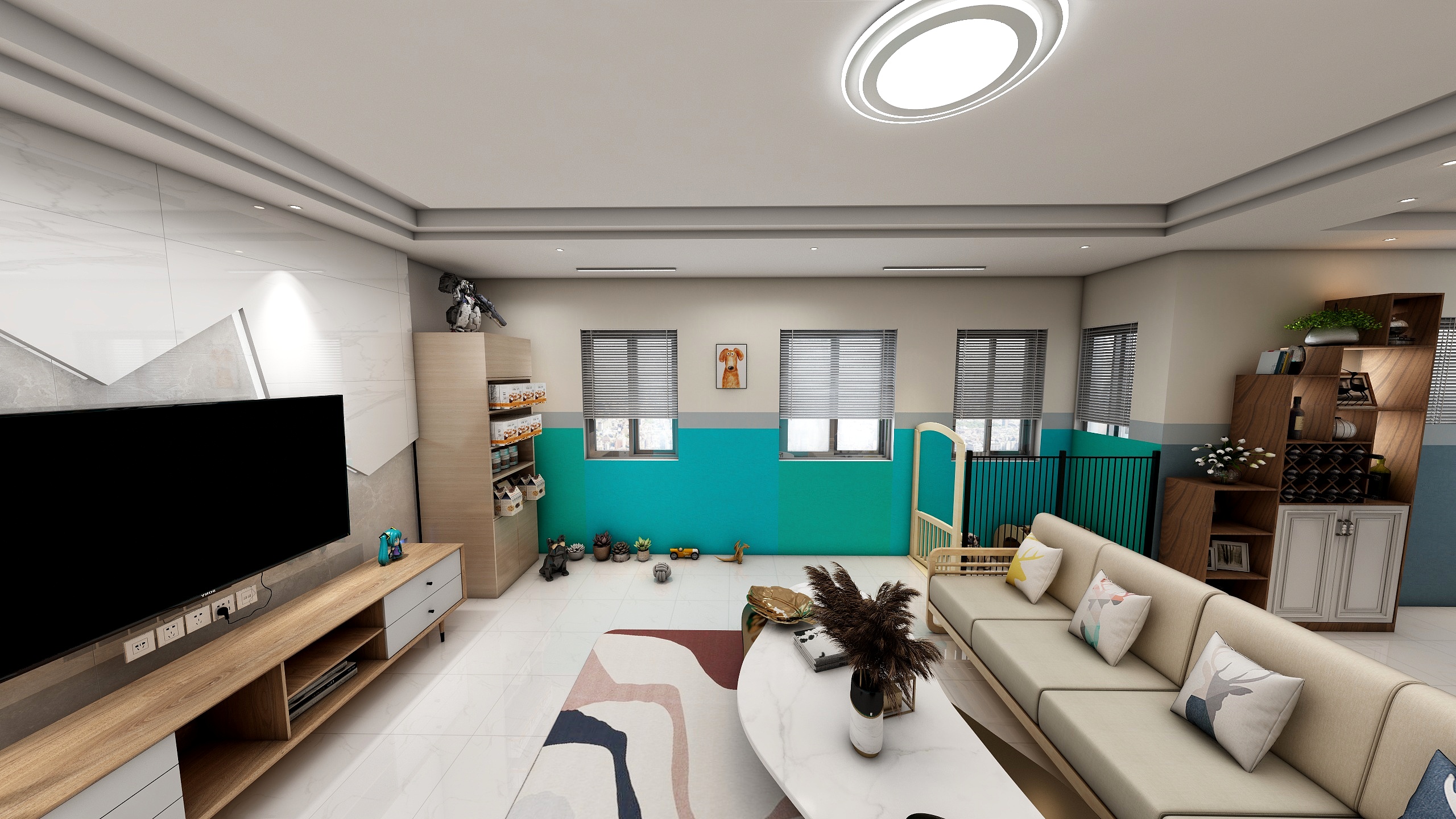 特殊fVTd-瑞和园89.50㎡B户型3室2厅1卫-装修设计方案