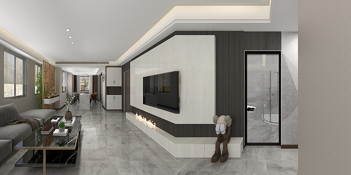 不惑设计-瑞和园89.50㎡B户型3室2厅1卫-装修设计方案