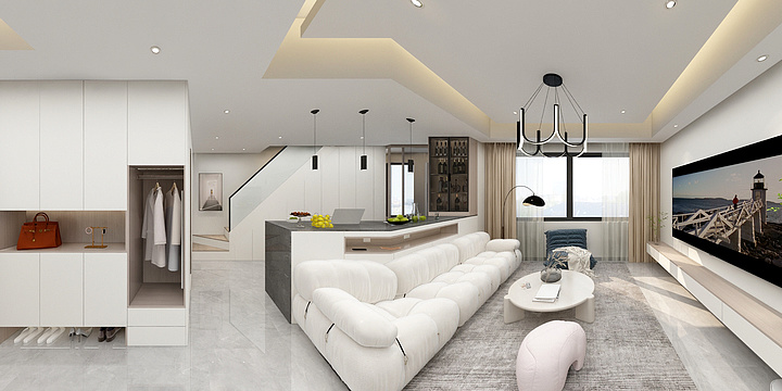 全屋整案定制-宝韵铂宫2-601-装修设计方案