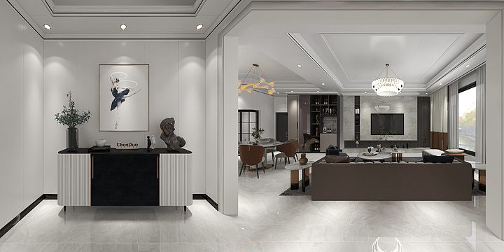 陈Ear-现代风-李府-装修设计方案